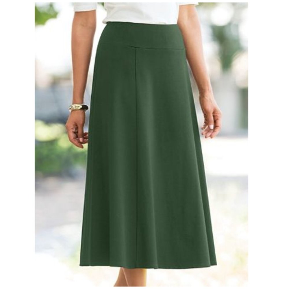 Appleseed's Everyday Knit Long Skirt in Balsam
